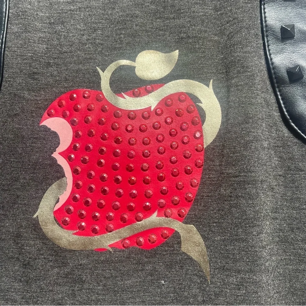 NEW Disney Store Descendants Poison Apple Studded Faux Leather Tank 4